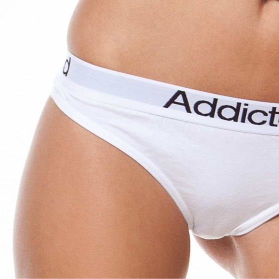 2PACK  naisten stringit valkoinen violetti Addicted