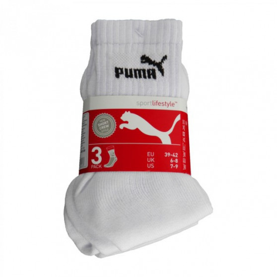 3PACK Puma sukat valkoiset (241005001 300)