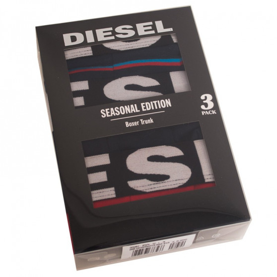 3PACK Diesel miesten bokserit moniväriset shortsit moniväriset (00SAB2-0PAPV-02)