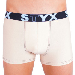 Styx Miesten bokserit urheilun joustavat shortsit beige (G3)