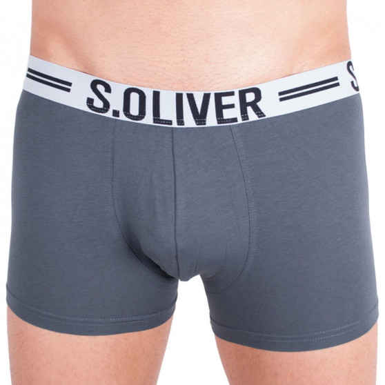 3PACK miesten bokserit S.Oliver moniväriset shortsit S.Oliver monivärinen (26.899.97.4229.12B9)