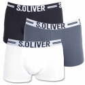 3PACK miesten bokserit S.Oliver moniväriset shortsit S.Oliver monivärinen (26.899.97.4229.12B9)