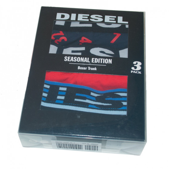 3PACK Diesel miesten bokserit moniväriset shortsit moniväriset (00SAB2-0JARC-02)