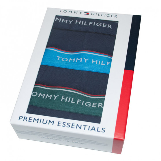 3PACK Tommy Hilfiger miesten bokserit tummansiniset shortsit (1U87903842 358)