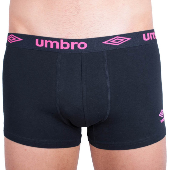 Umbro Miesten bokserit shortsit lyhyet mustat ja vaaleanpunaiset