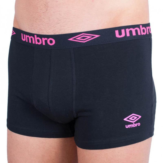 Umbro Miesten bokserit shortsit lyhyet mustat ja vaaleanpunaiset