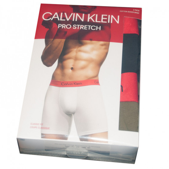 2PACK Calvin Klein miesten bokserit moniväriset shortsit moniväriset (NB1464A-JKB)