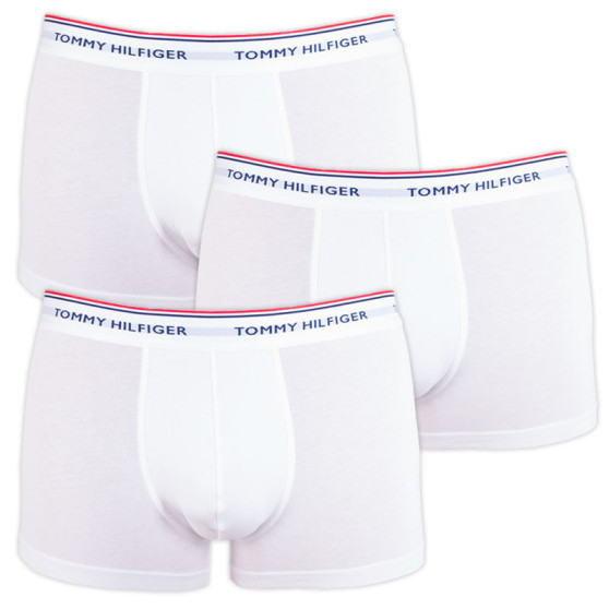 3PACK Tommy Hilfiger miesten bokserit valkoiset (1U87903842 100)