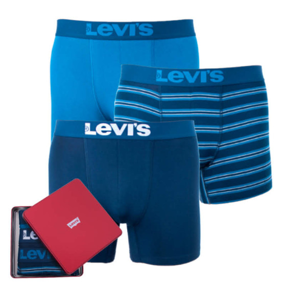 3PACK Levis miesten bokserit moniväriset shortsit moniväriset (985026001 178)