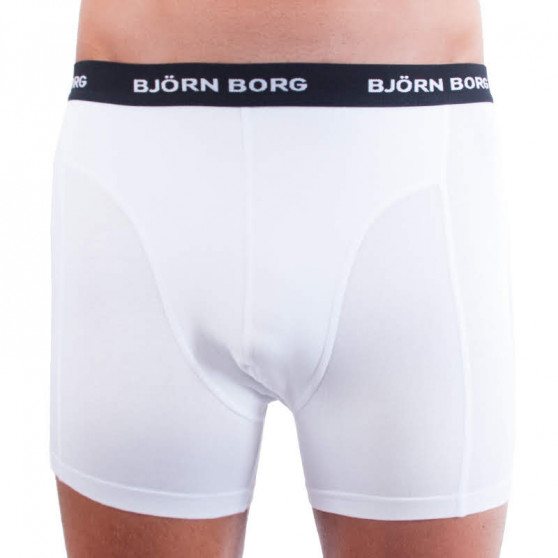 3PACK Bjorn Borg miesten bokserit valkoiset (9999-1028-00011)