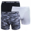 3PACK Bjorn Borg miesten bokserit moniväriset shortsit moniväriset (9999-1132-90651)