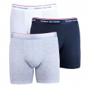 3PACK Tommy Hilfiger miesten bokserit moniväriset shortsit moniväriset (UM0UM00010 004)