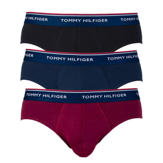 3PACK Tommy Hilfiger miesten alushousut moniväriset (1U87903766 096)