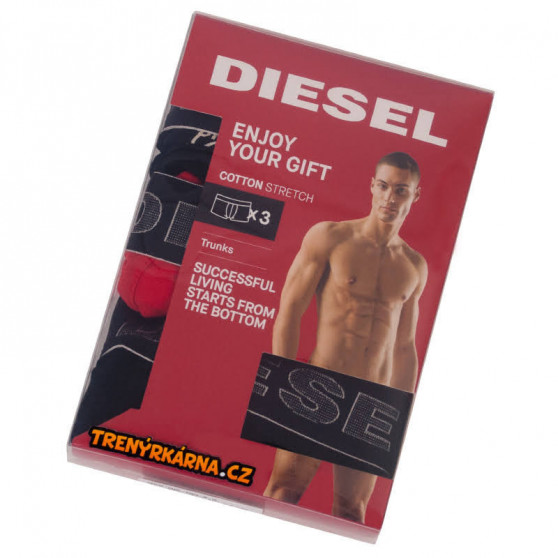 3PACK Diesel miesten bokserit moniväriset shortsit moniväriset (00ST3V-0AAVL-E3976)