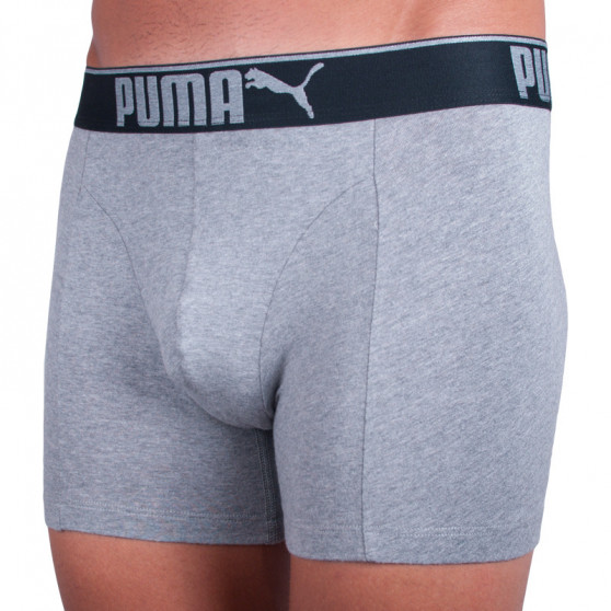 3PACK Puma miesten bokserit harmaat (681030001 032)