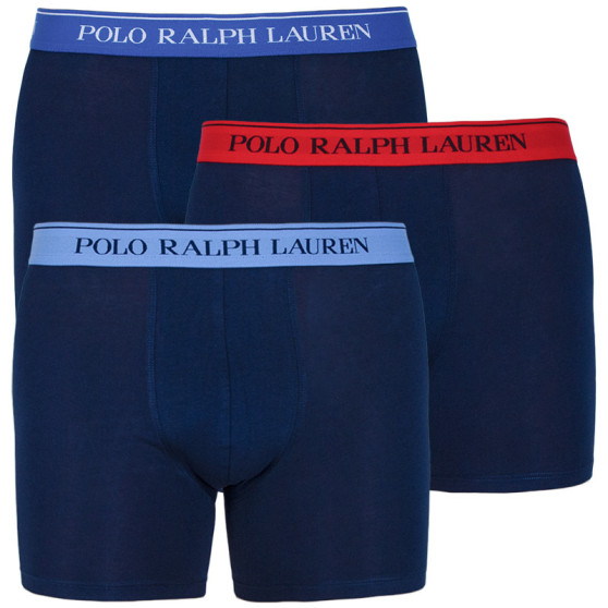 3PACK Ralph Lauren miesten bokserit tummansiniset shortsit (714713772004)