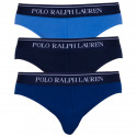 3PACK Ralph Lauren miesten alushousut sininen (714513423005)