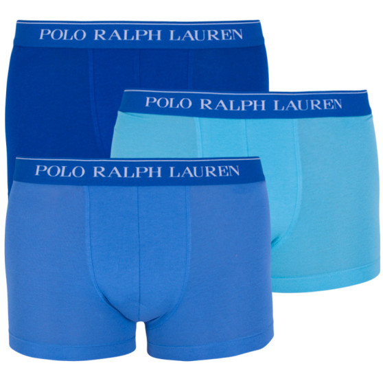 3PACK Ralph Lauren miesten bokserit siniset (714662050011)