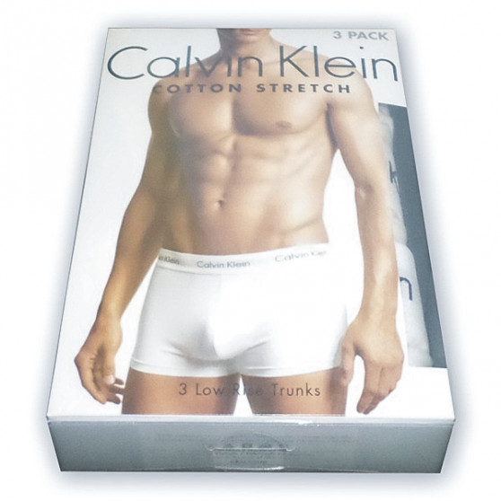 3PACK Calvin Klein miesten bokserit valkoiset (U2662G-100)