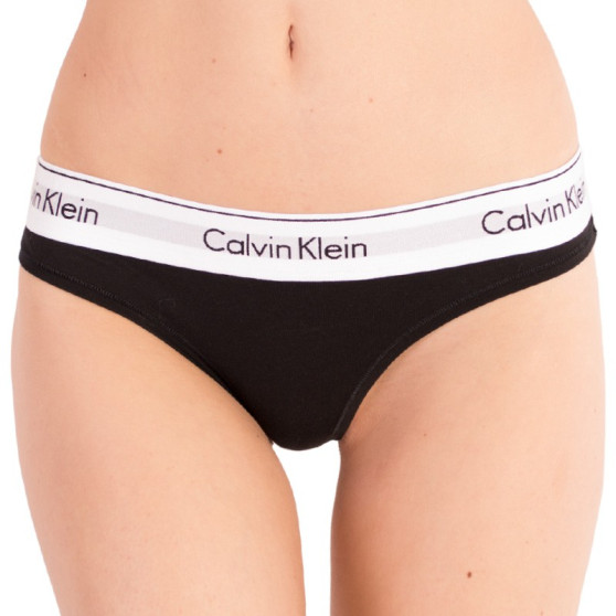 Calvin Klein Naisten stringit musta (QF5117E-001)