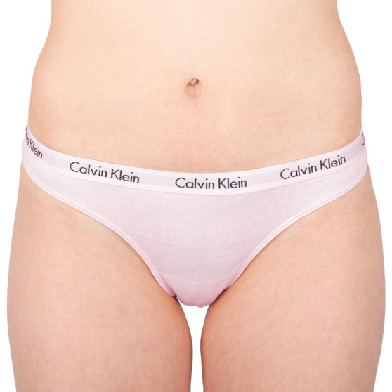 Calvin Klein Naisten stringit vaaleanpunainen (D1617E-2NT)