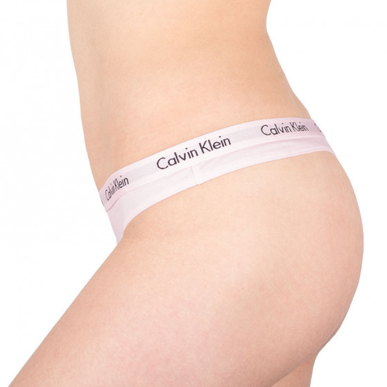 Calvin Klein Naisten stringit vaaleanpunainen (D1617E-2NT)