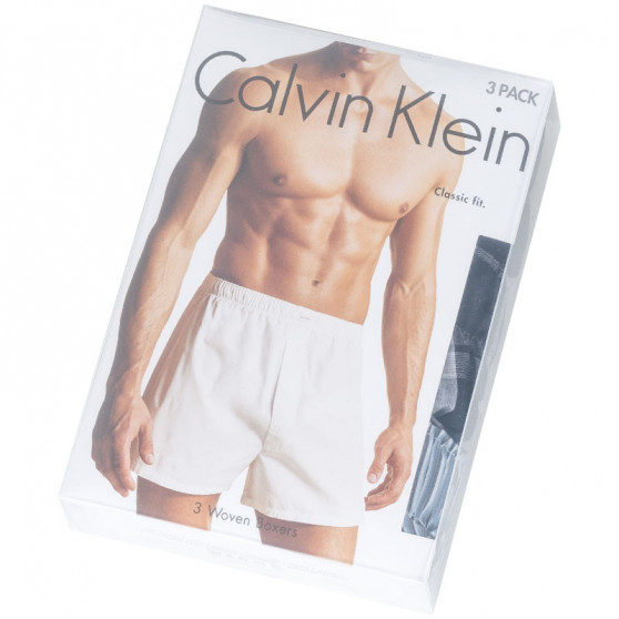 3PACK Calvin Klein miesten bokserishortsit classic fit moniväriset (U1732A-TMM)