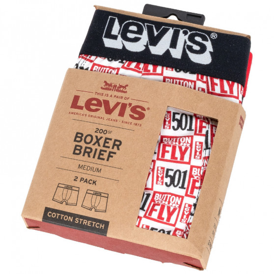 2PACK Levis miesten bokserit moniväriset shortsit moniväriset (995010001 072)