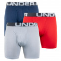 3PACK Under Armour miesten bokserit moniväriset shortsit moniväriset (1327426 600)