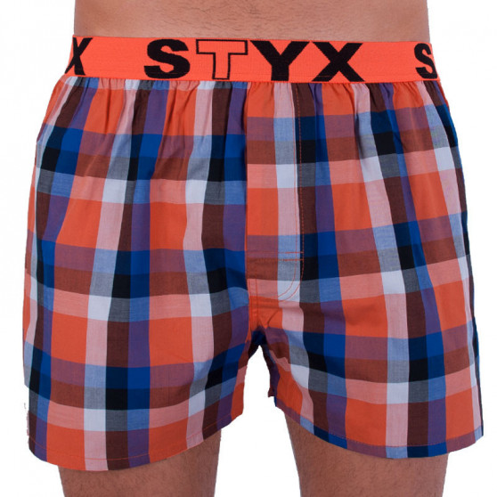 3PACK Styx miesten bokserishortsit urheilu elastinen monivärinen monivärinen (B7100406)