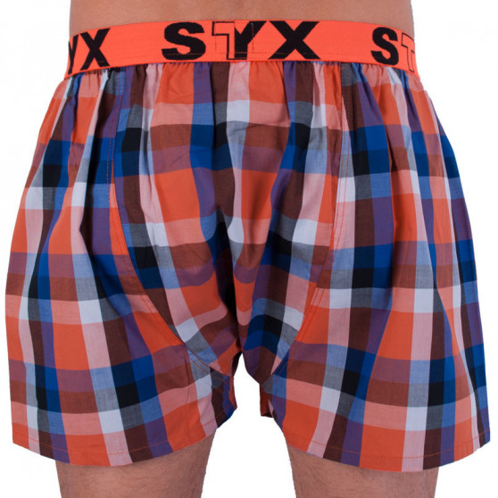 3PACK Styx miesten bokserishortsit urheilu elastinen monivärinen monivärinen (B7100406)