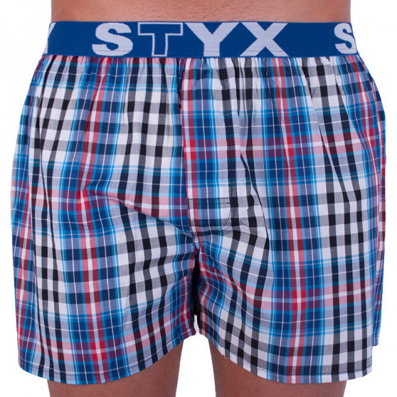 3PACK Styx miesten bokserishortsit urheilu elastinen monivärinen monivärinen (B7100406)