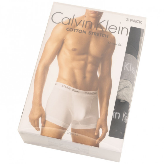 3PACK Calvin Klein miesten bokserit moniväriset shortsit moniväriset (U2662G-YKS)