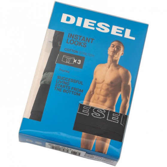 3PACK Diesel miesten bokserit moniväriset shortsit moniväriset (00ST3V-0TAWM-E4778)