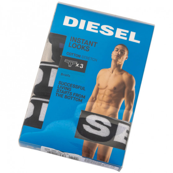 3PACK Diesel miesten alushousut moniväriset (00SH05-0DAWY-E4919)