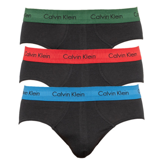 3PACK Calvin Klein miesten alushousut musta (U2661G-BZP)