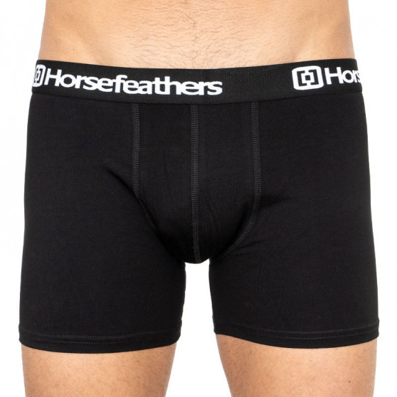 3PACK Horsefeathers miesten bokserit mustat (AM067A)