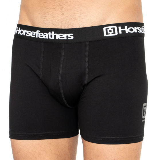 3PACK Horsefeathers miesten bokserit mustat (AM067A)