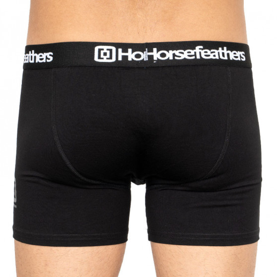 3PACK Horsefeathers miesten bokserit mustat (AM067A)