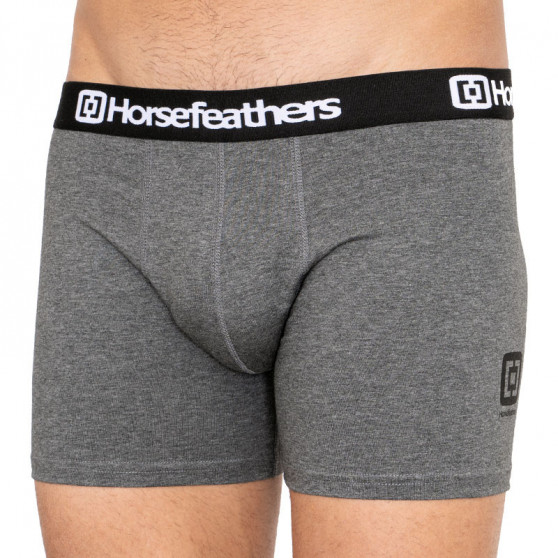 3PACK Horsefeathers miesten bokserit moniväriset shortsit moniväriset (AM067D)