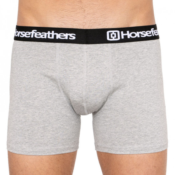 3PACK Horsefeathers miesten bokserit moniväriset shortsit moniväriset (AM067D)