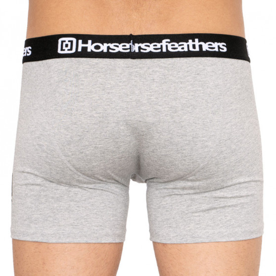 3PACK Horsefeathers miesten bokserit moniväriset shortsit moniväriset (AM067D)