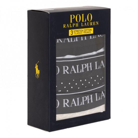 3PACK Ralph Lauren miesten bokserit moniväriset shortsit moniväriset (714662050058)