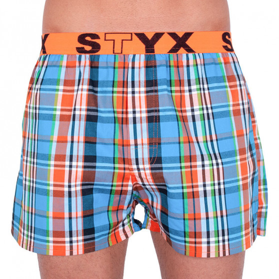 3PACK Styx miesten bokserishortsit urheilu elastinen monivärinen monivärinen (B7343536)