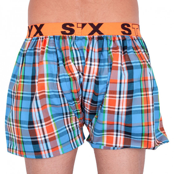 3PACK Styx miesten bokserishortsit urheilu elastinen monivärinen monivärinen (B7343536)