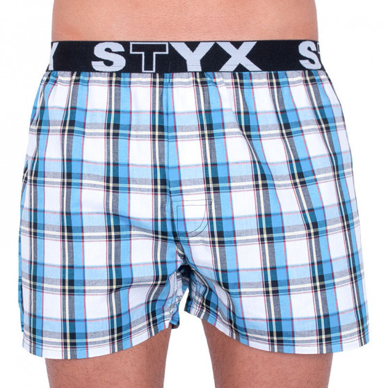 3PACK Styx miesten bokserishortsit urheilu elastinen monivärinen monivärinen (B7343536)