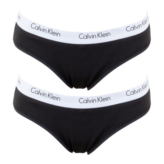 2PACK Calvin Klein naisten pikkuhousut musta (QD3584E-001)