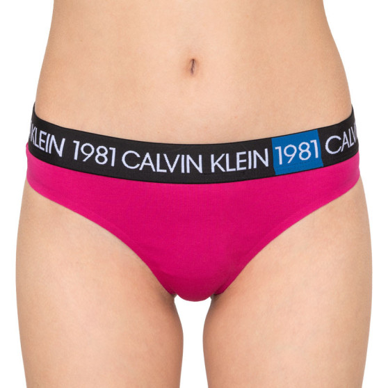 Calvin Klein Naisten stringit vaaleanpunainen (QF5448E-8ZK)