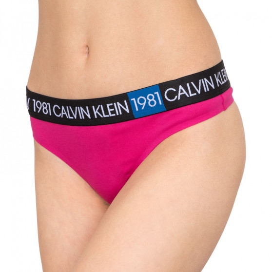 Calvin Klein Naisten stringit vaaleanpunainen (QF5448E-8ZK)