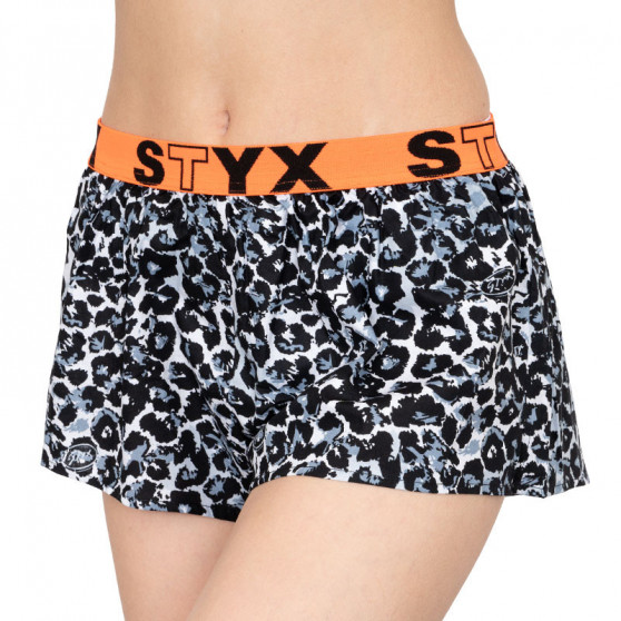 Styx Naisten bokserishortsit art sport kumi cheetah (T551)